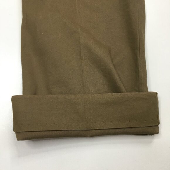 ST JOHN Sport  Khaki/Brown Logo Hardware Chinos Jeans Pant - Picture 13 of 16